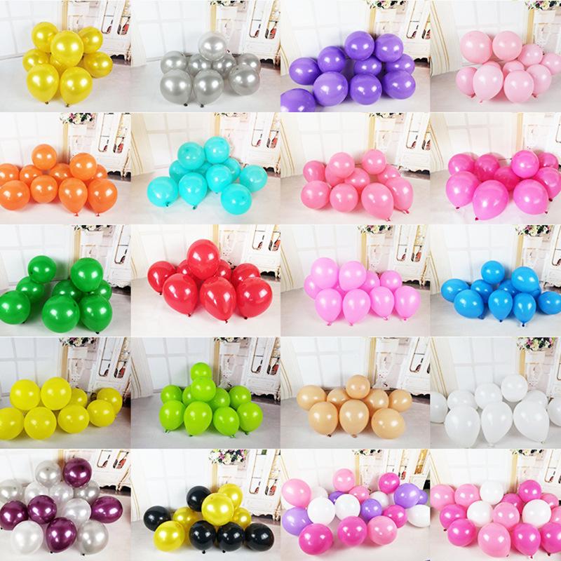 

Party Decoration 10/20pcs 12 Inch Matte Latex Balloons Pink White Thickened Round Baby Shower Ballon Decor Girl Wedding Birthday