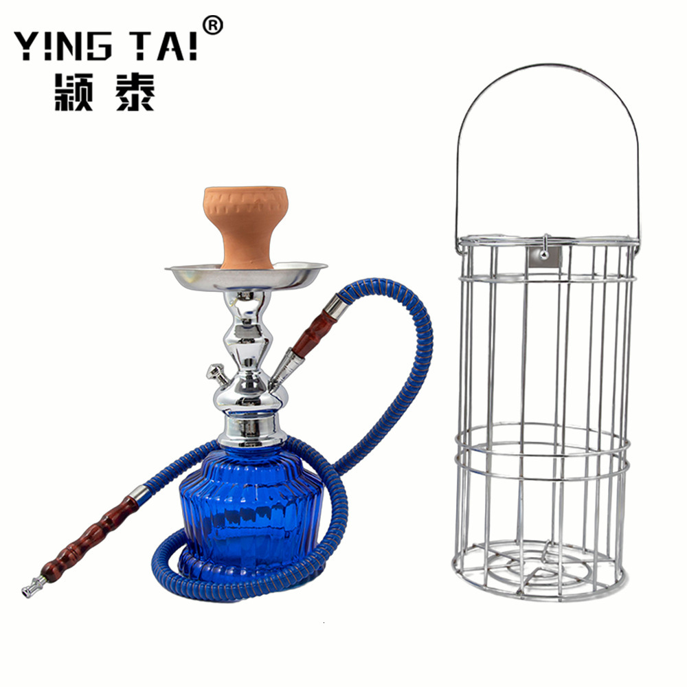 

Hookah Individual Inspection of Single and Double Pipe Accessories Yingtai High-grade Iron Cage