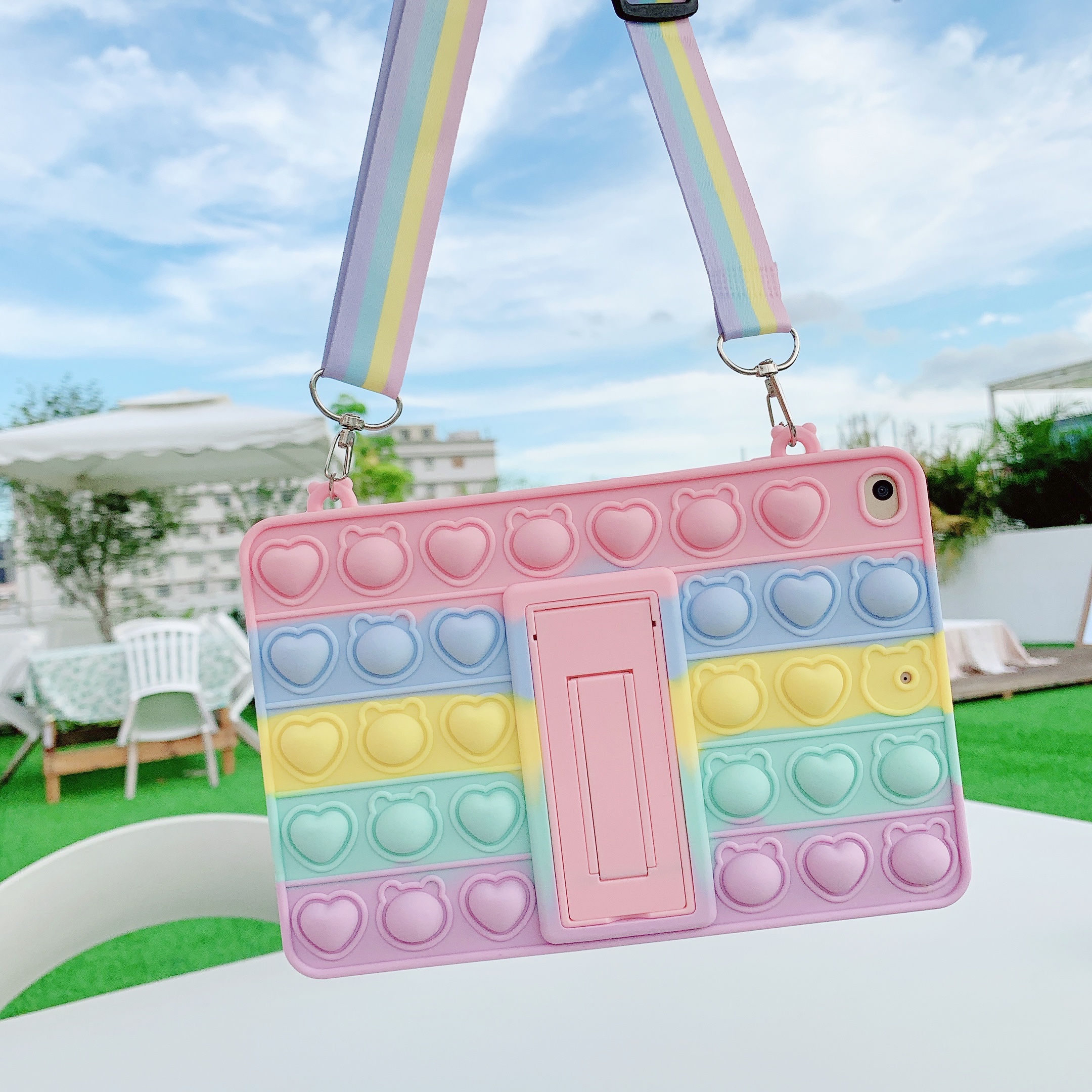 

ipad case unzipped rat pioneer hong antifall tablet mini1234 pro 9 7 11 2021 mini6 10 inch cartoon stand allinclusive protection