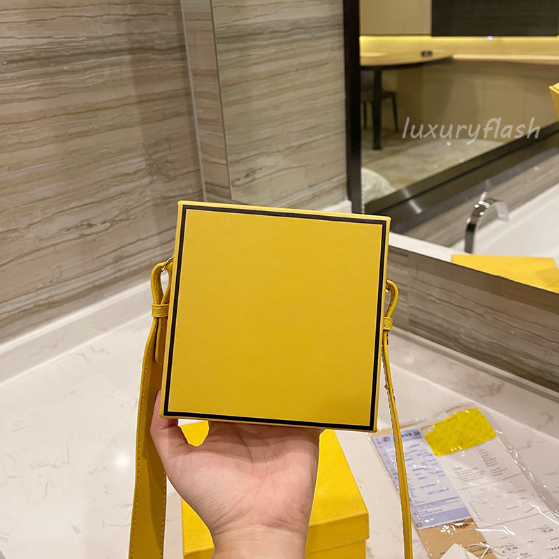 

FF51001 Latest Women 2021 Designer Crossbody Bag Mini Purses Summer Color Fashion Simple Luxurys Brands Box Bags Designers Durable Shoulder Purse