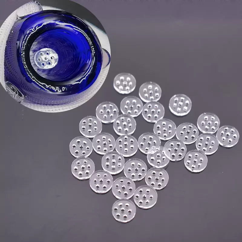 

Glass Smoking Heneycomb Screen Filter 7mm with 7 holes for Hand spoon Pipe Glass Bowl Dry Smoking Atmos AGO G5 Dry Herb Vaporizer
