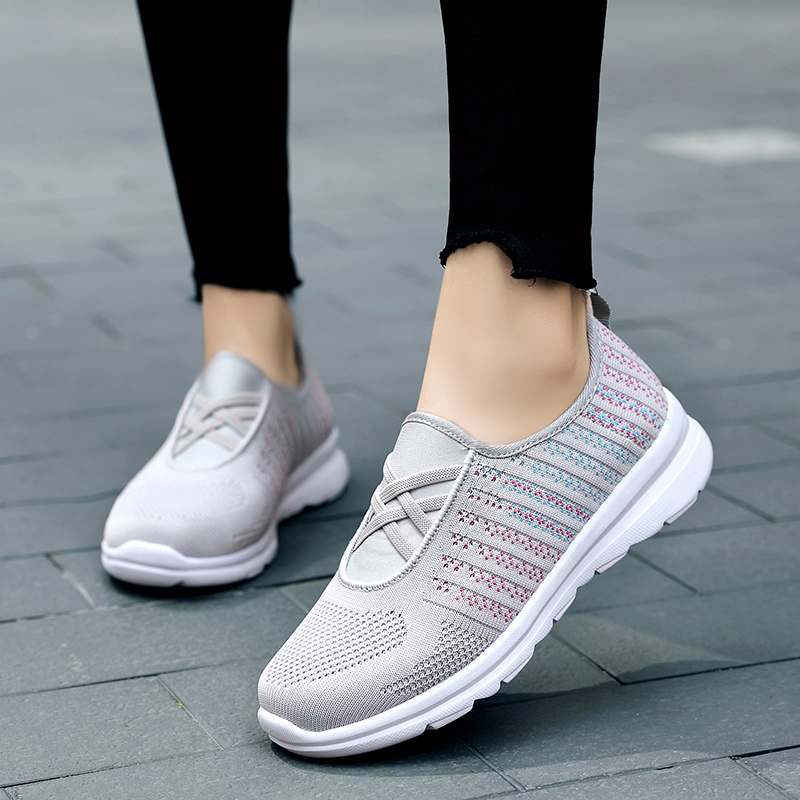 

Wholesale 2021 Top Quality Off Mens Womens Sport Mesh Running Shoes Fashion Breathable Sneakers Black Grey Runners -42 WY27-2063