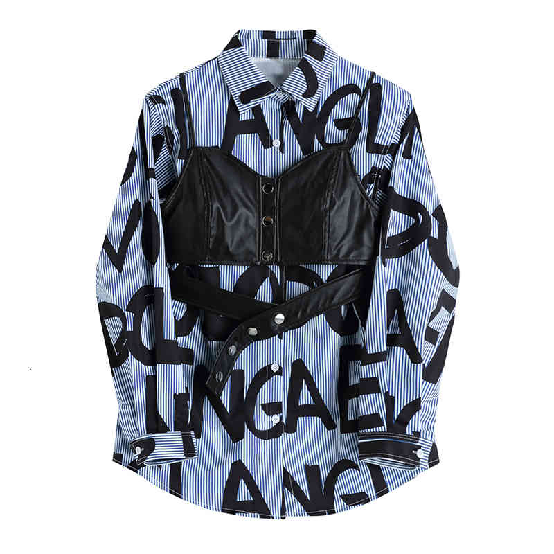 

Women's Blouses & Shirts Long-sleeve female blouse, autumn shirt with printed letters, casual urban two-piece suit. FNY3, 1# shoe box