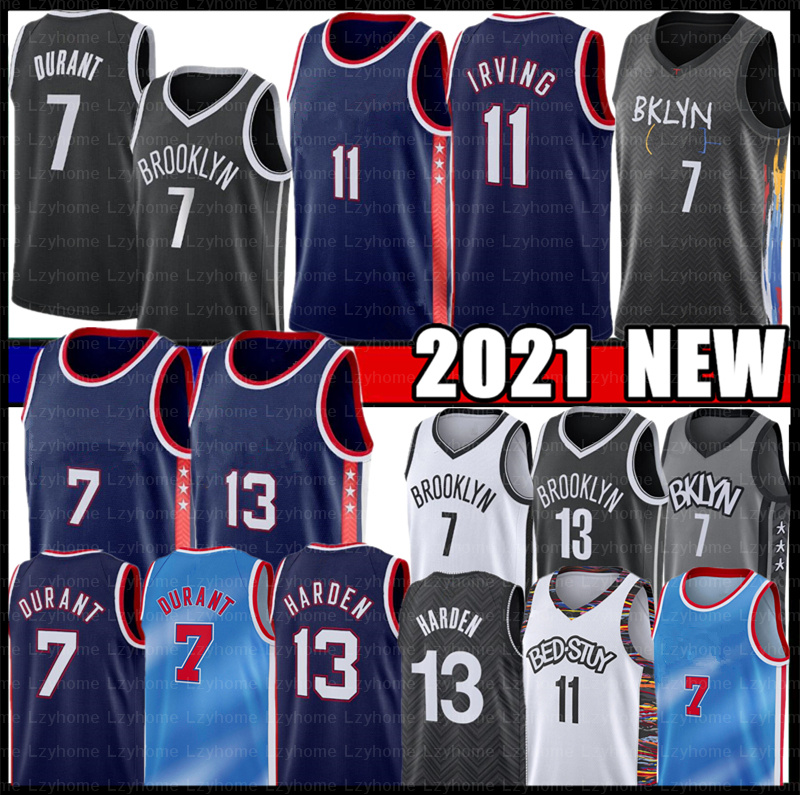 

7 Kevin Durant Kyrie Irving Basketball Jerseys 10 Ben Simmons Seth Curry Brooklyns Net Joe Harris Patty Mills 72 Biggie White 2022 2023 City Shirt Black Edition Jersey, My store(lzyhome)