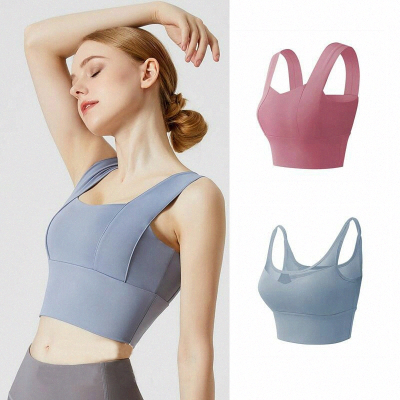 

Women's Yoga Bra Shirts Sports t shirt push up Vest Fitness Running Gym T-shirts Tank Sexy Underwear Cami Solid Color a93l#, White