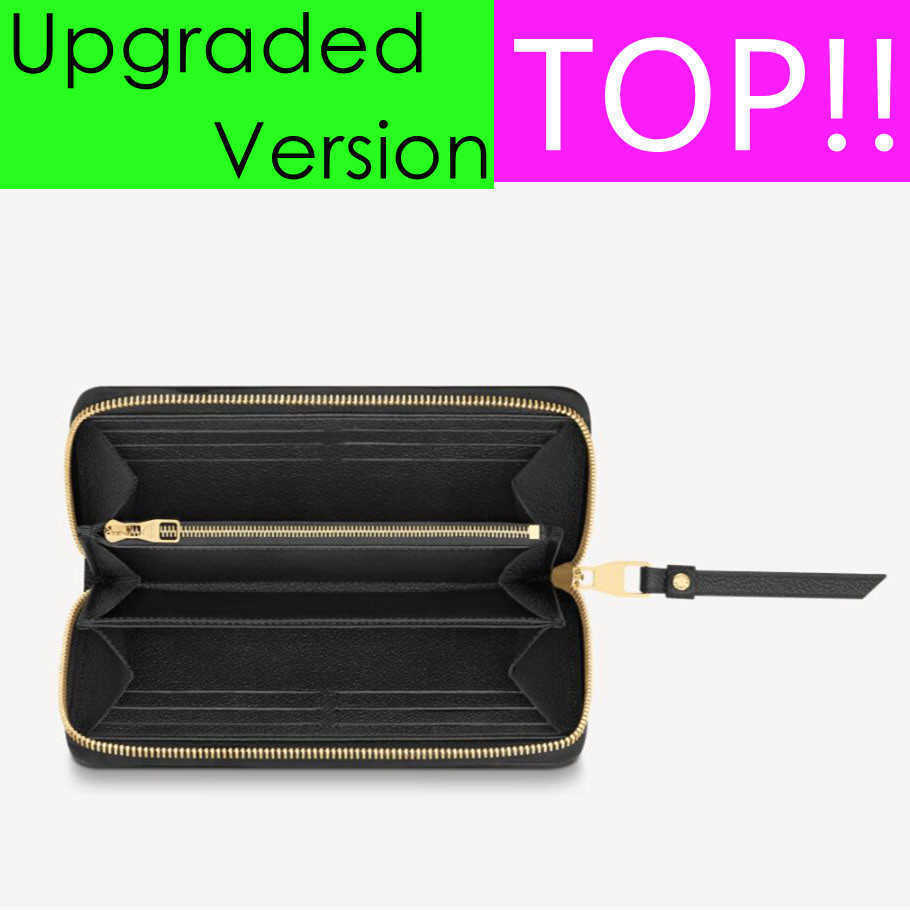 

Luxury design TOP. M42616 Upgraded ZIPPY WALLET M61864 Desginer Womens Zipped Card Holder Coin Slim Purse Key Pouch Mini Pochette, Brown flowers (fuchsia)