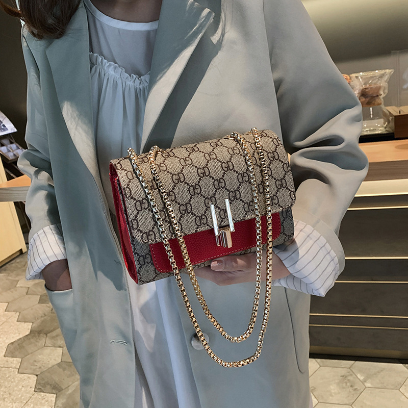 

2021 s summer new women's net red Korean version messenger tide single shoulder chain small square bag991M
