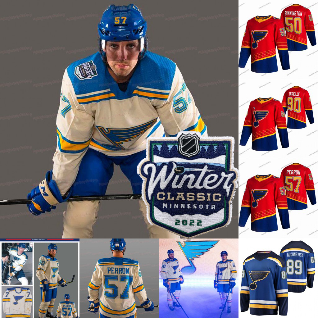 

St. Louis Blues 2022 Winter Classic Jersey Vladimir Tarasenko Ryan O'Reilly Pavel Buchnevich Brandon Saad David Perron Binnington Robert Thomas Kyrou Sundqvist, Women s-xxl