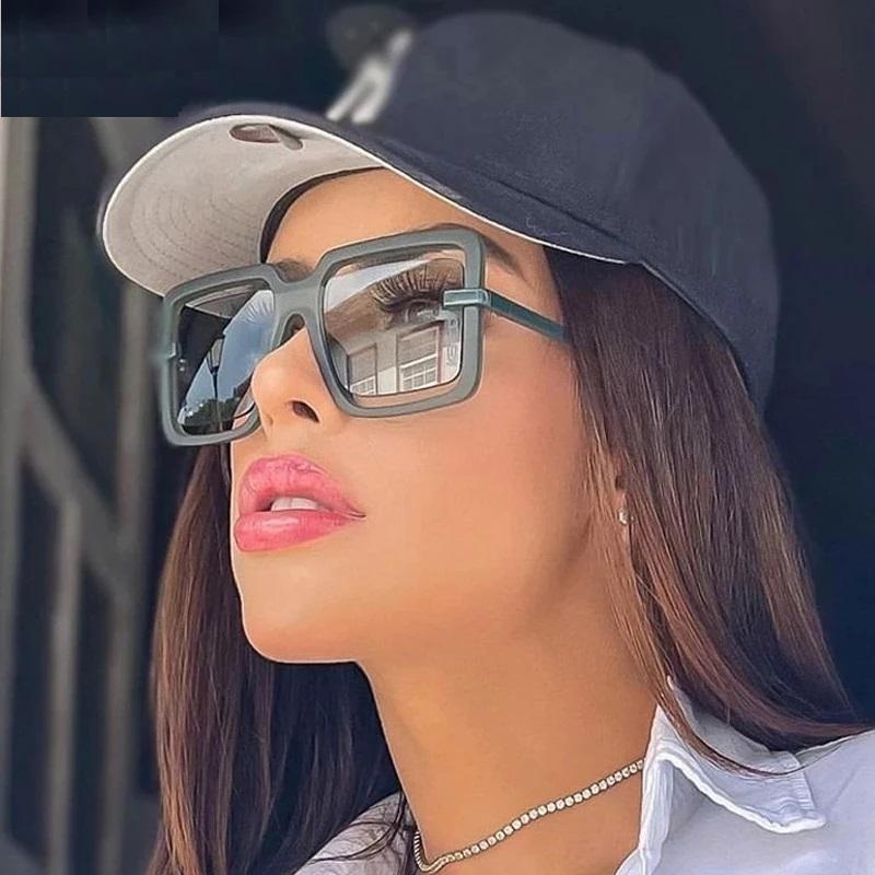 

Sunglasses Hollow Out Rimless Square Women Men Shades Luxury Vintage Sun Glasses Brand Fashion Gafas De Sol Mujer UV400