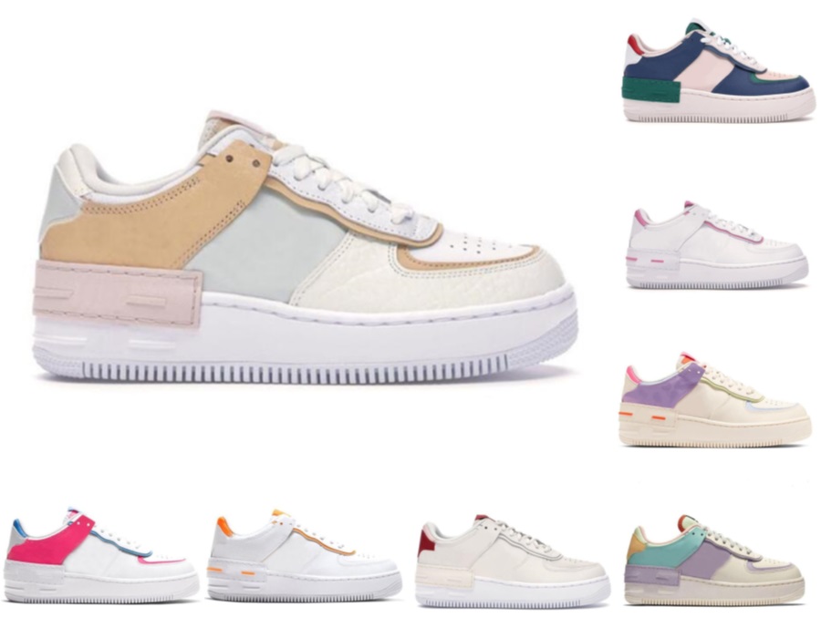 

classic One Shadow 1 Skateboard shoes mens utility white black Orange red trainer flax wheat blue pink high quality Women sports sneakers, White;red