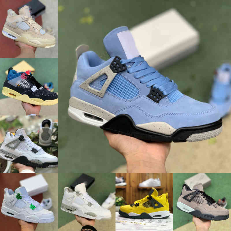 

Sale High Quality 4 4s Basketball Shoes Men Women New Cream Sail The White Cement Oreo Bred Court Purple UNIVERSITY BLUE Black Cat TAUPE HAZE Sports Sneakers F12, Pure money