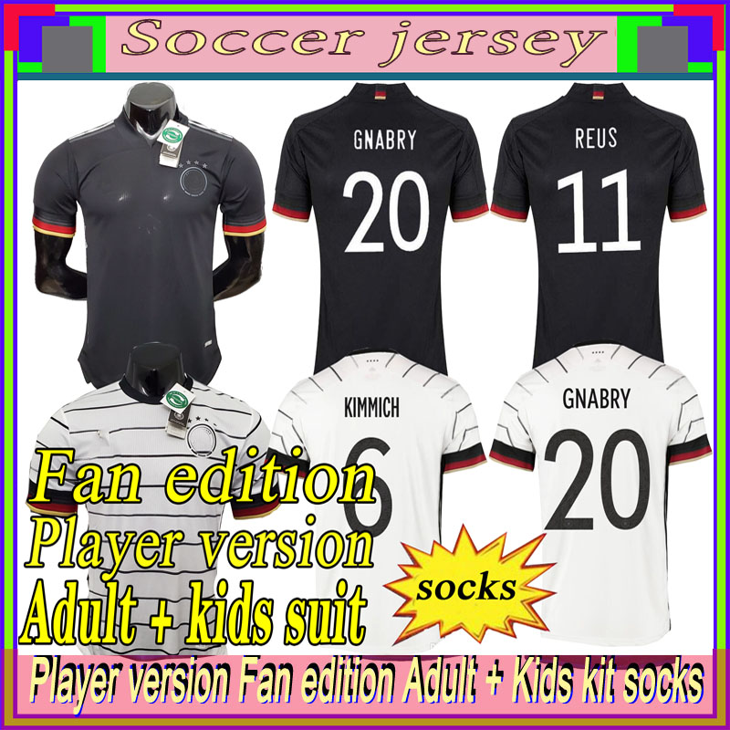 

2021 Player Version GErMany Allemagne soccer jerseys Fans HUMMELS KROOS football shirt 20 21 SANE REUS jersey MULLER HAVERTZ WERMER camisas, Black;yellow