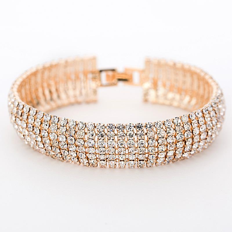 

Charm Bracelets European Fashion Personality Jewelry Women Holiday Casual Style Crystal Bracelet Birthday Party Beautiful Gift