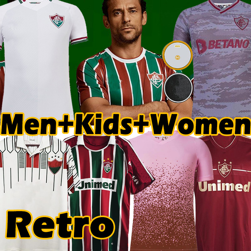 

2022 Fluminense soccer jerseys 22/23 Pink October retro Brazilian M.PAULO PH GANSO 2008 football jersey NENE NINO MIGUEL Calegari camisa men kids kit football shirt, 2022 3rd