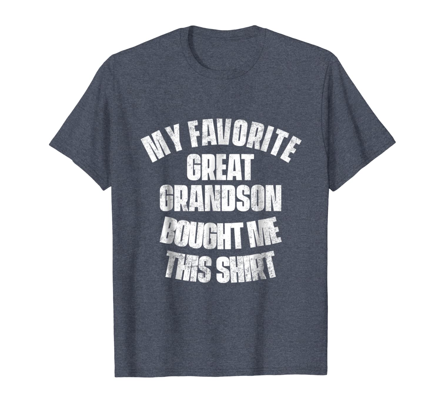 

my favorite great grandson bought me this shirt, White;black