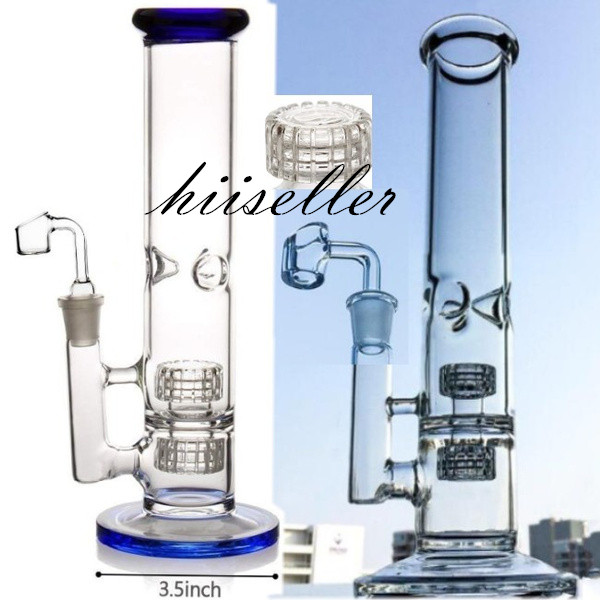 

10.2 inchs Glass Bubbler Heady Dab Rigs Hookahs Water Bongs Matrix Perc unique Pipe Smoke Pipe 14mm Bowl