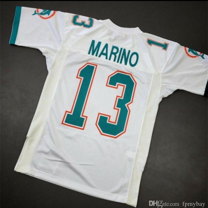 

Custom Bay Youth women Dan Marino Mitchell Ness 1990 Football Jersey size s-4XL or custom any name or number jersey, Black