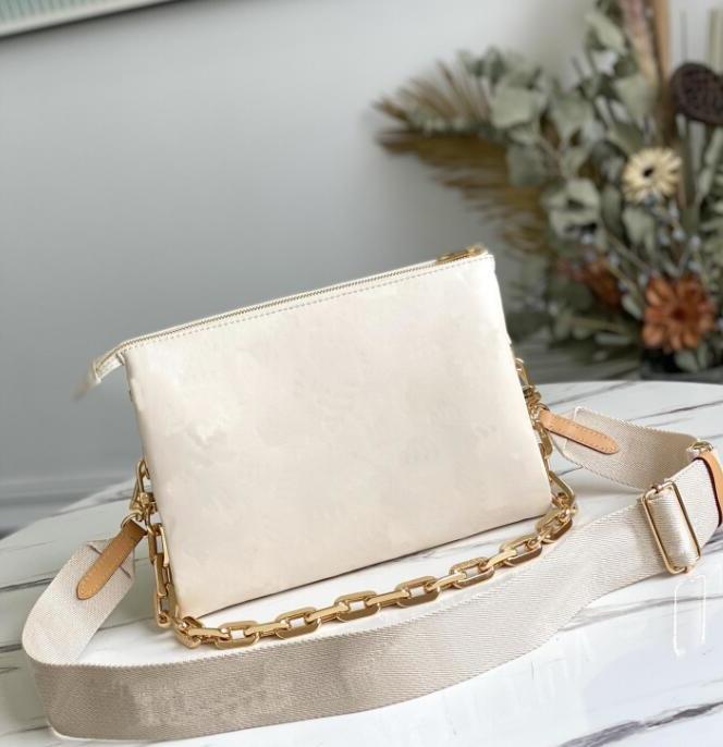 

Spring Summer embossed puffy leather chain bag COUSSIN PM handbag fashion-forward shoulder bags cross-body with the strap top quality