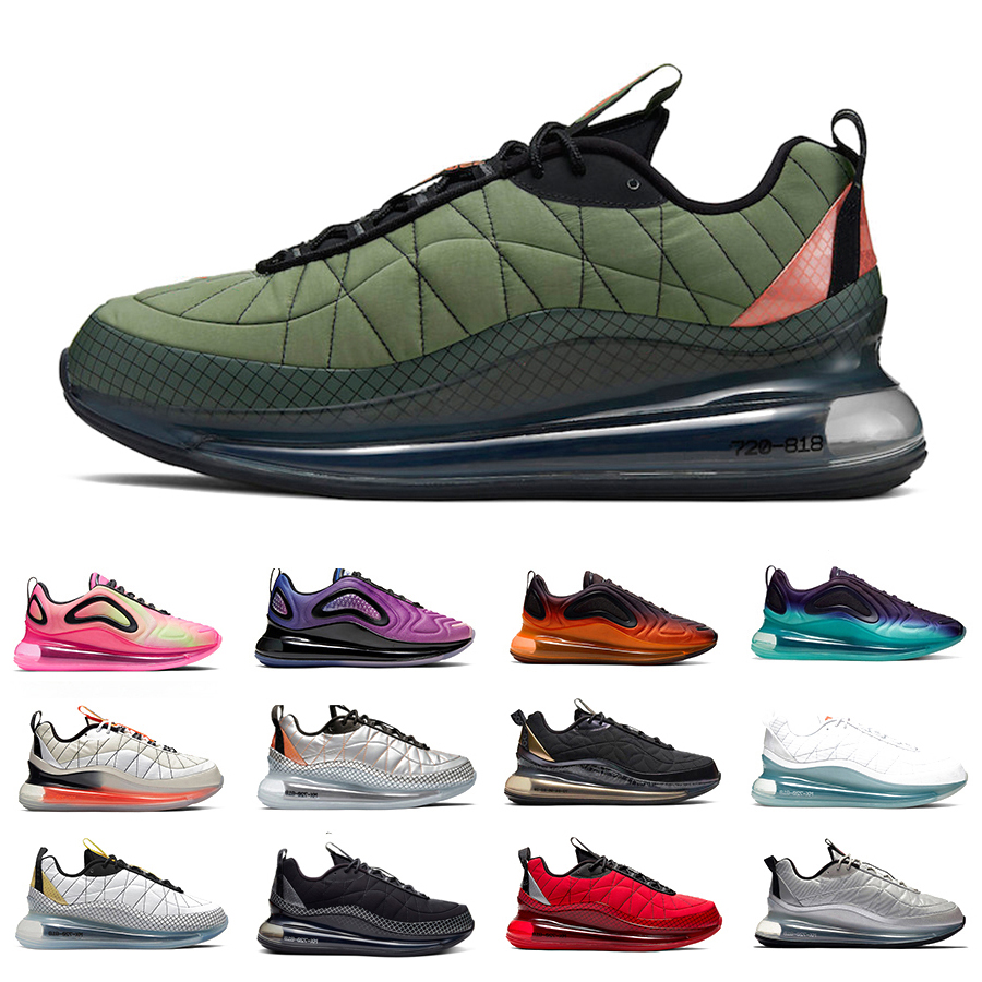 

2022 720-818 mens running shoes sneakers Black Magma White Yellow White Aqua Volt University Red Silver Bullet Cargo Khaki men women trainers sports shoe outdoor 36-45, Pay for box