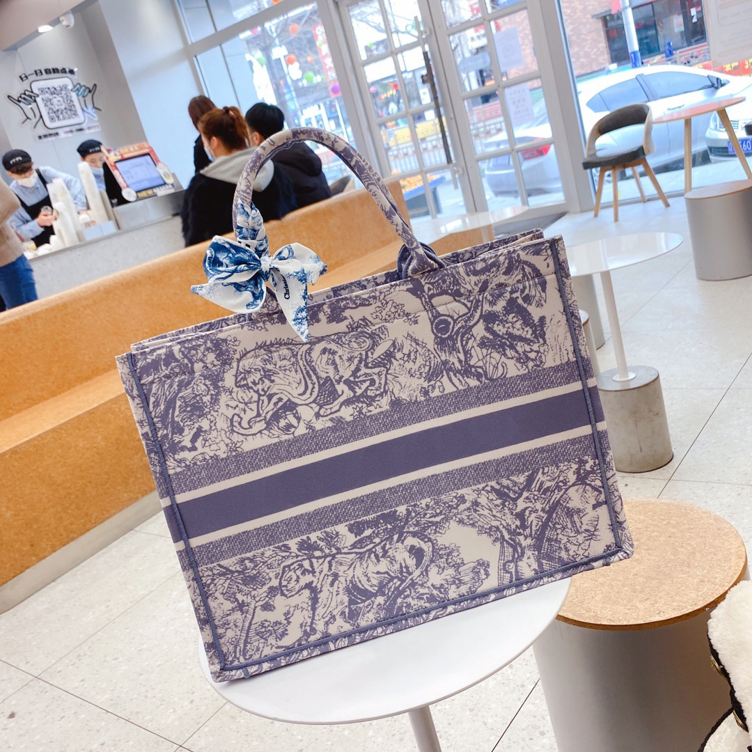 

Handmade Luxury Totes Exclusive Silk Handbags Embroidery Tiger Pattern Fashion Large Sarf Bag Shopping Brand Big Capacity Double-Sided Mofb