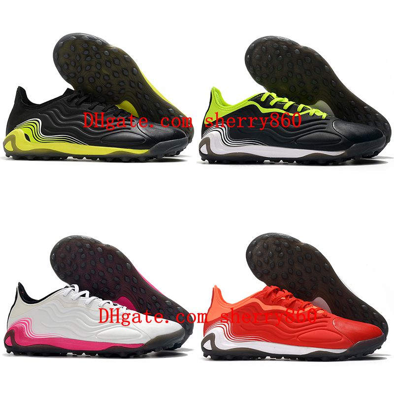 

COPA SENSE.1 TF Soccer Shoes mens Turf Cleats leather football boots scarpe da calcio, White;red