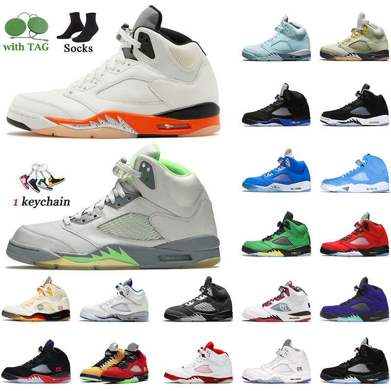 

Mens Basketball Shoes 5 Jumpman 5s Women Men Shattered Backboard Green Bean Trainers Jade Horizon Bluebird Racer Blue UNC Florida Gators SE Oregon Ducks Sneakers, C9 raging bull 40-47