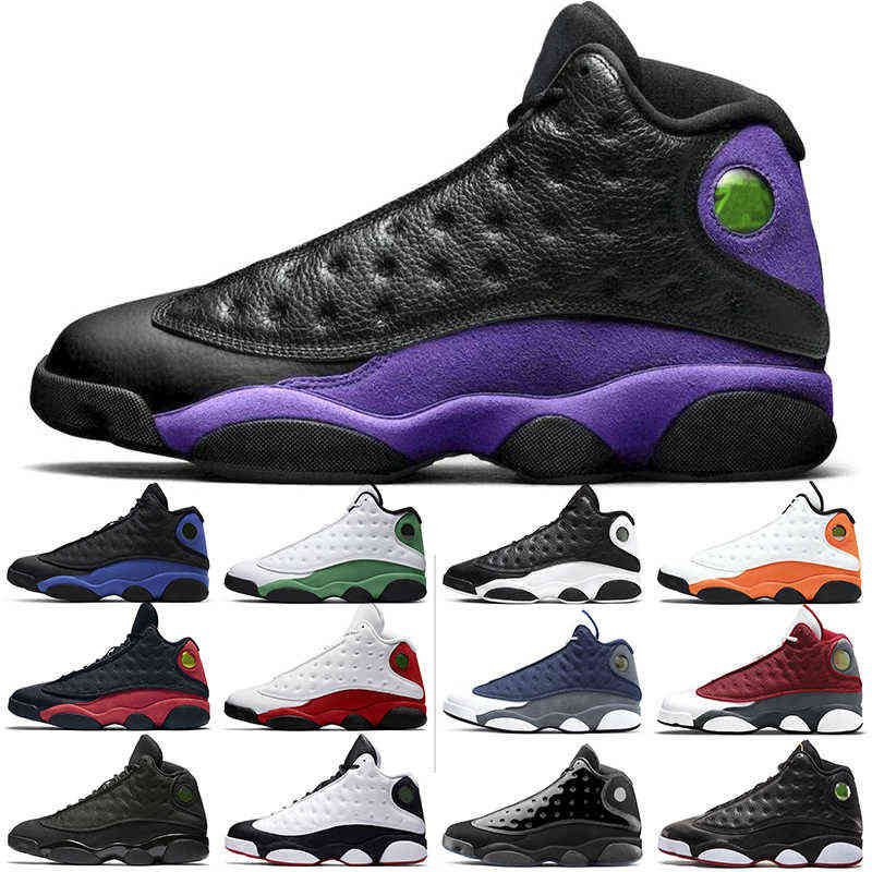 

Top Quality Jordons Men Basketball Shoes 13 13s Court Purple Reverse Bred Starfish Gold Glitter Red Flint Hyper Royal He Got Game Boys Trainers Sports Sneakers, #15 playoffs 40-47