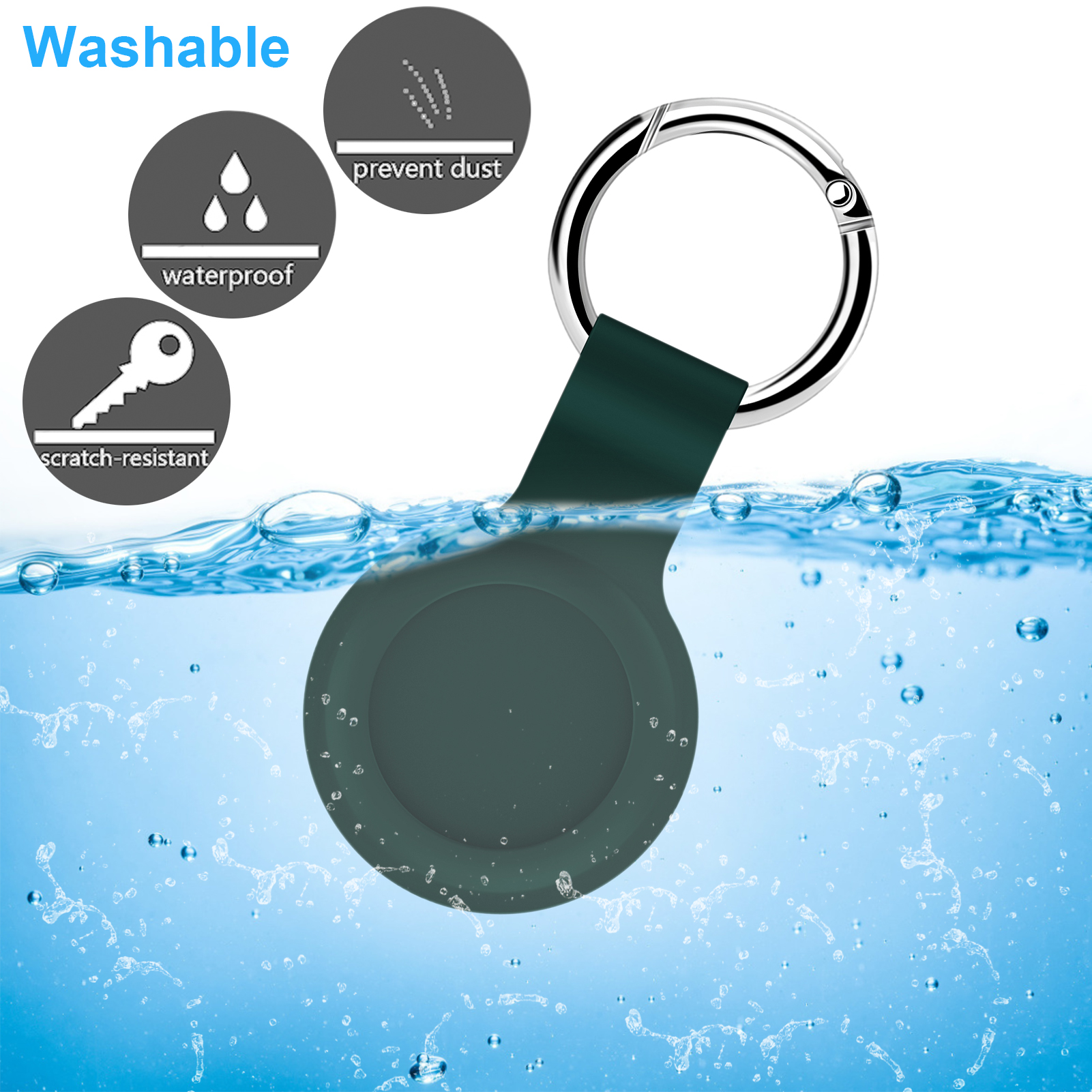 Amazon Selling Protective Case For Air Tag Location Tracker Dogs Pets Wireless Anti-lost AirTag Cover-image-697234478