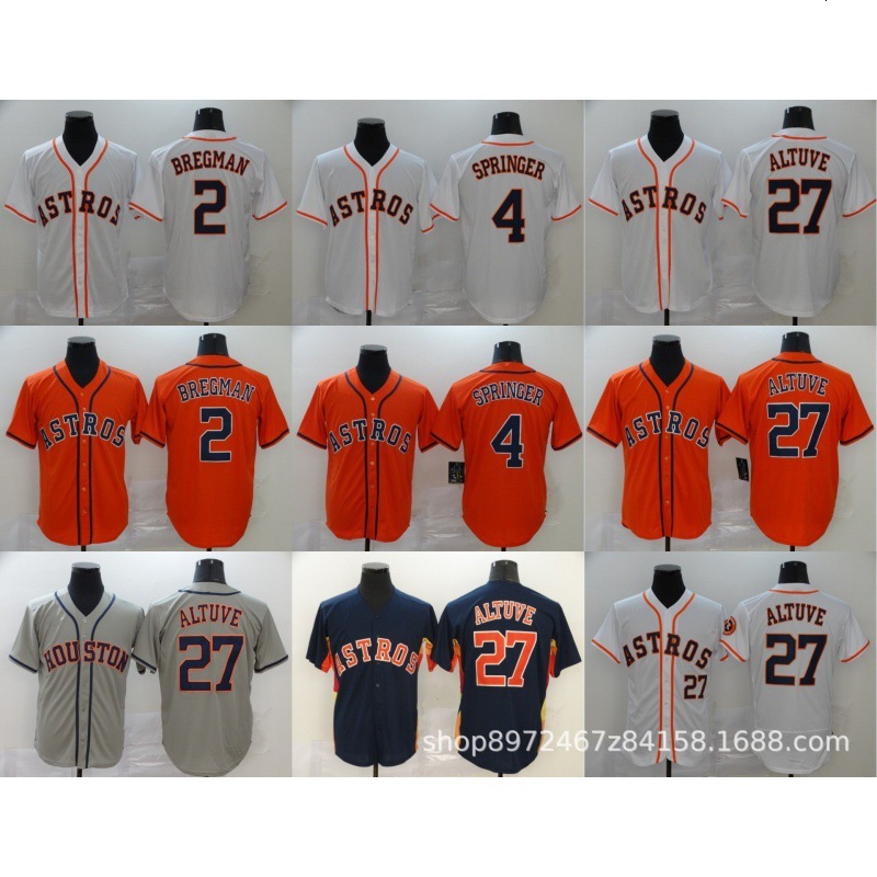 

tracksuit jerseys 2021 jersey astronaut 2#4#27# baseball uniform, Gray