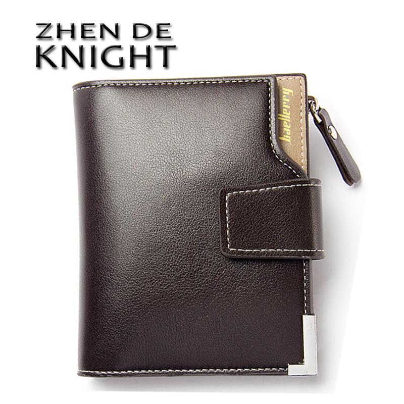 

Man Bang Classic Style Wallet PU Leather Men Wallets Short Male Purse Card Holder Fashion High Quality, Red;black