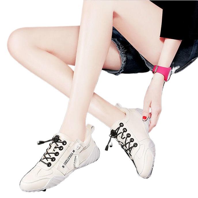 

Boots Small White Shoes Women's Autumn Casual Single Hundreds Of Ins Tide Trend Flat-bottomed Explosive, Black