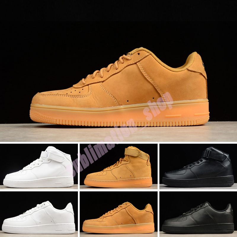

2021 Discount One 1 Shoes Dunk Men Women Sports Skateboarding Ones High Low Cut White Black Trainers Sneakers 36-45, Color 1