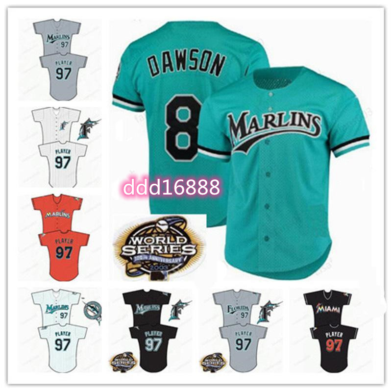 

NCAA Florida Mike Lowell Baseball Jersey Derrek Lee Luis Castillo Jose Fernandez Anibal Sanchez all stitched mens jerseys, Blue;black