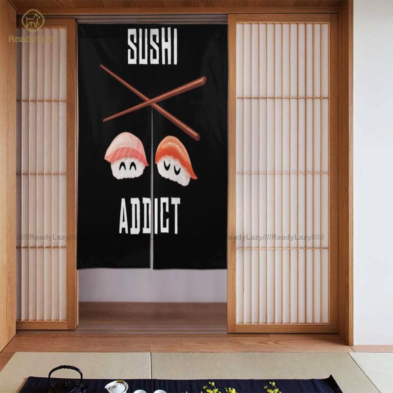 

Senpai Curtains Washable Retro Door Curtain Garden Double & Drapes