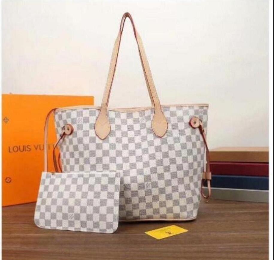 

1 10 LVLOUISVITTON BAGVUTTON Set Shopping Bag+Wallet Tote Women Shoulder Bag Designer Handbag Large Capacity Crossbody