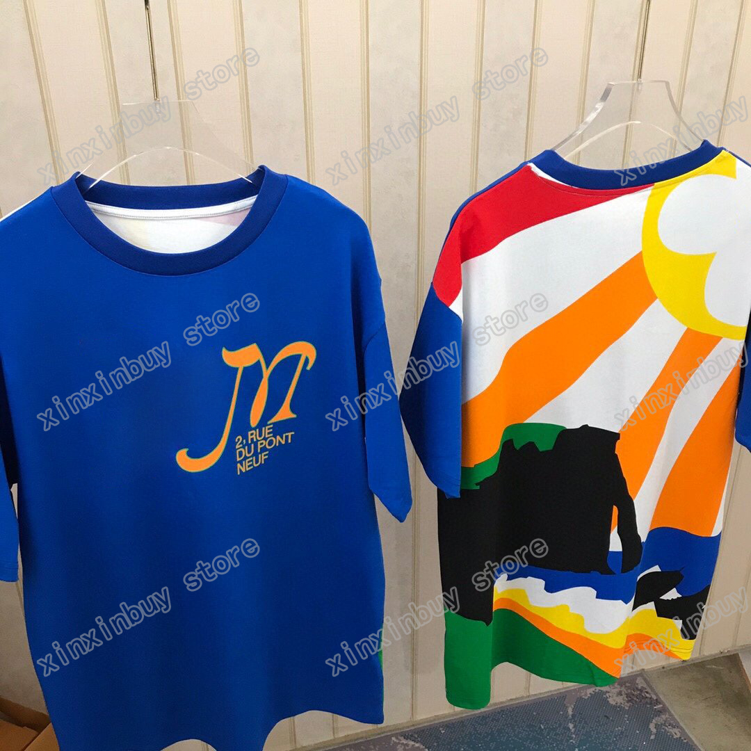 

21ss European Paris spring and summer latest fashion coast contrast graffiti print short shirt French male designer highest quality gentlema, White;black