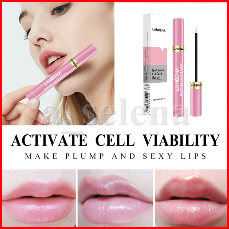 

LANBENA Lip Care Serum Lip Plumper Repairing Reduce Mask Fine Lines Increase Moisturizing Lip Gloss Oil, Red;pink