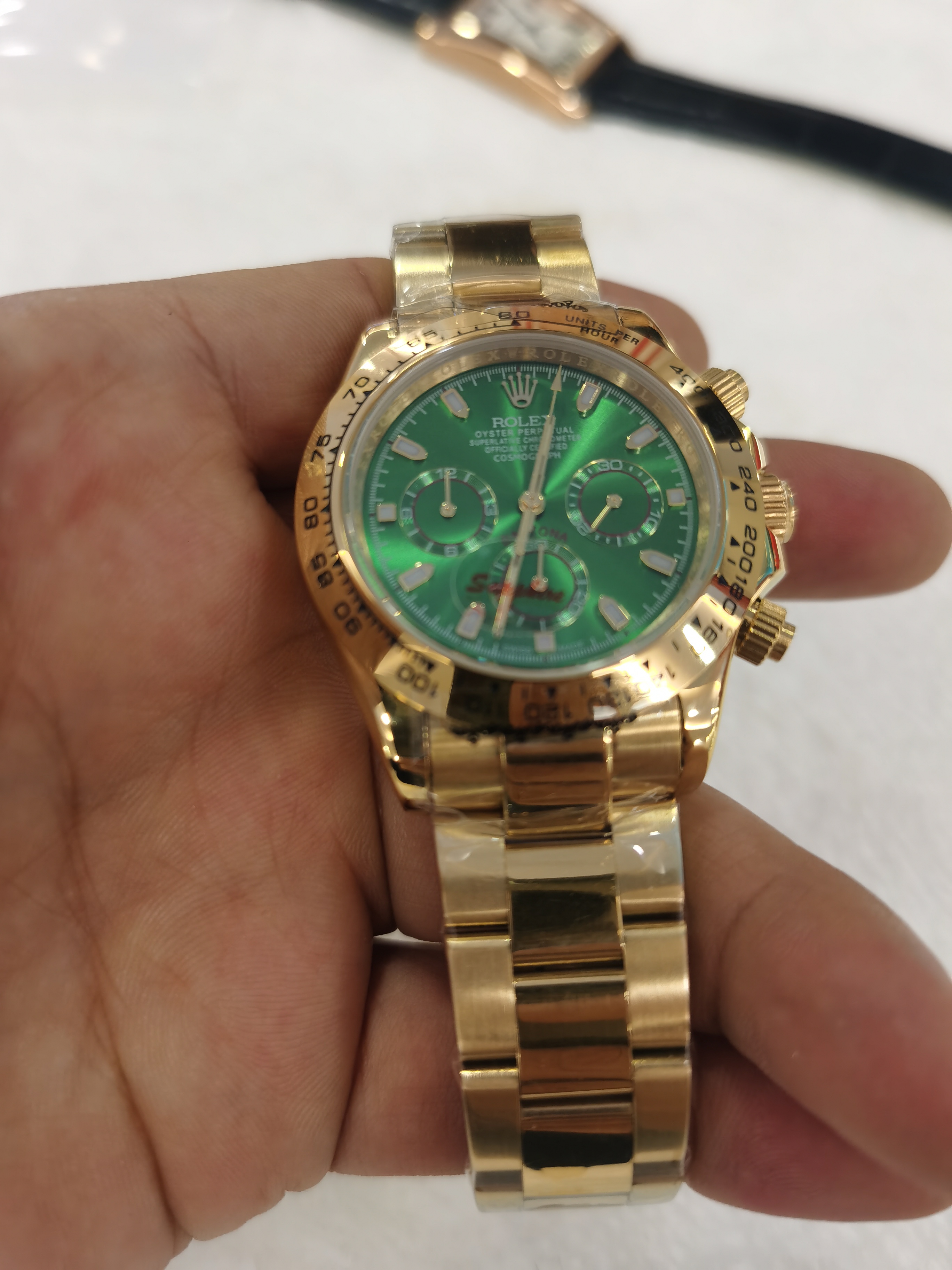 

With Original Box Factory Supplier Luxury Men's Watch Sapphire 40mm 18k Pink Gold 116505 Automatic Mens Watches No Chronograph Diamond dial 2021, Slivery;brown