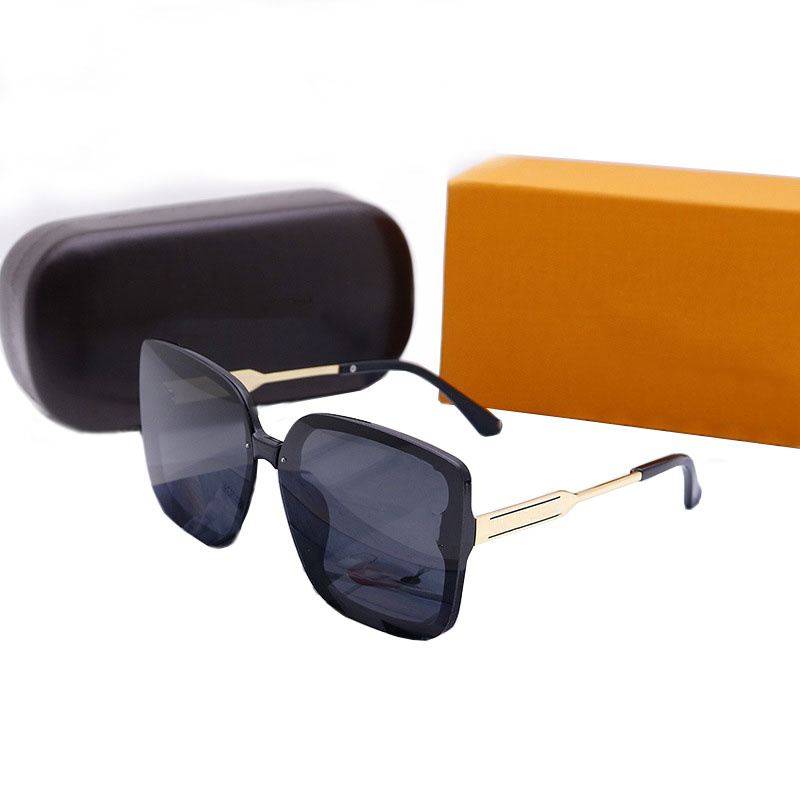 

Flash Deals sunglasses fashion glasses top quality designer for man woman polarized UV400 lenses leather case cloth box accessories