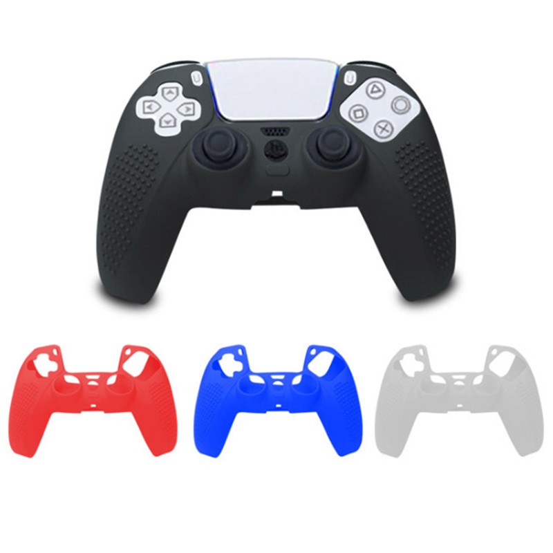 

Silicone Cover Case For PS5 Handle Camouflage Colorful Dustproof Sweat-proof Protective Anti-Slip Controller Sleeve PlayStation