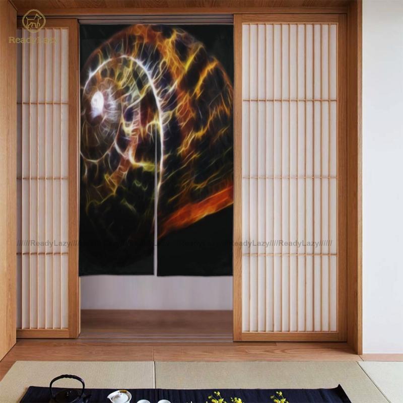 

Snail Curtains Deco Vintage Door Curtain Room Double & Drapes