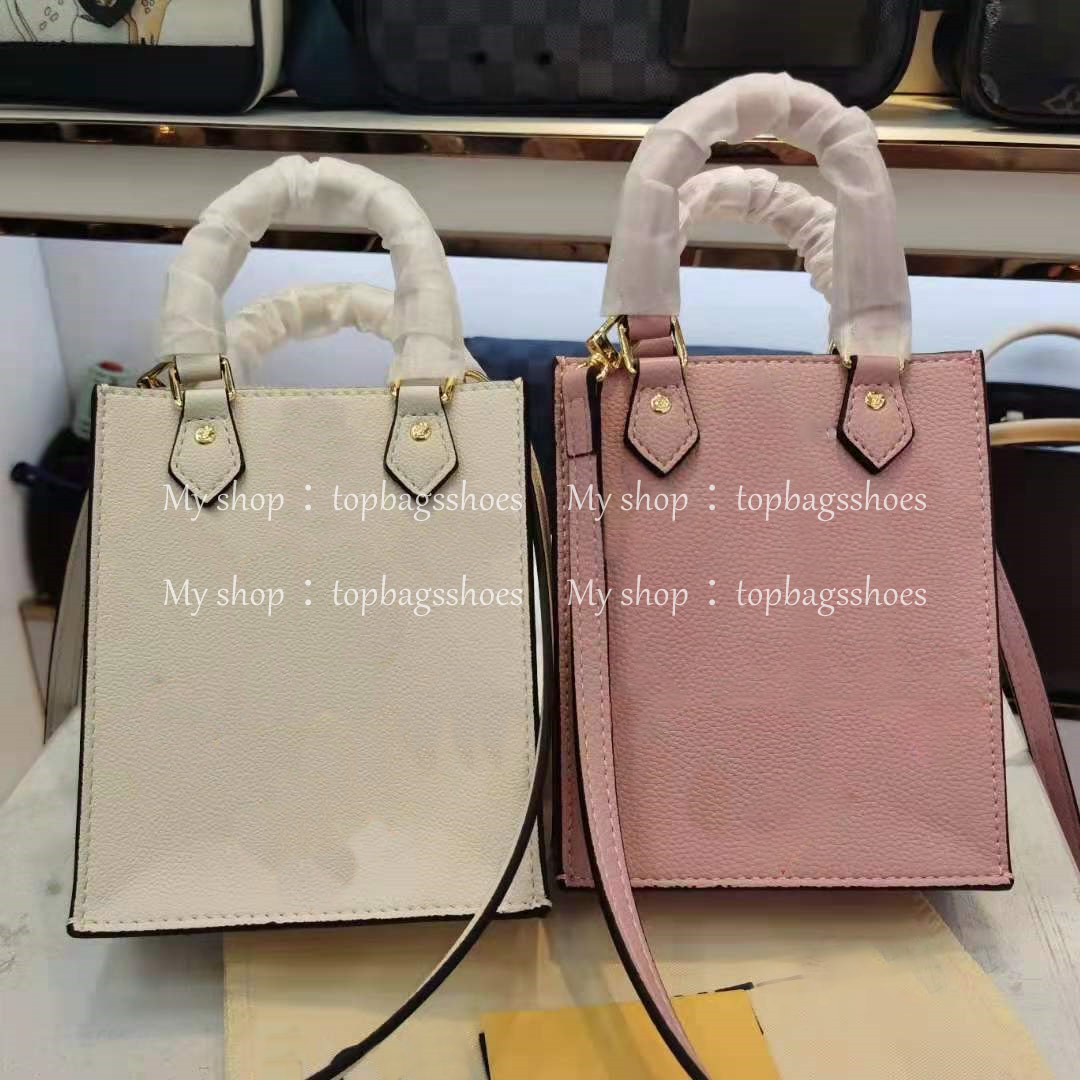 

luxurys designers crossbody bags womens handbags purses shoulder 2021 top quality genuine leather brown graceful fashion book tote bag mini Messenger SAC PLAT, Box