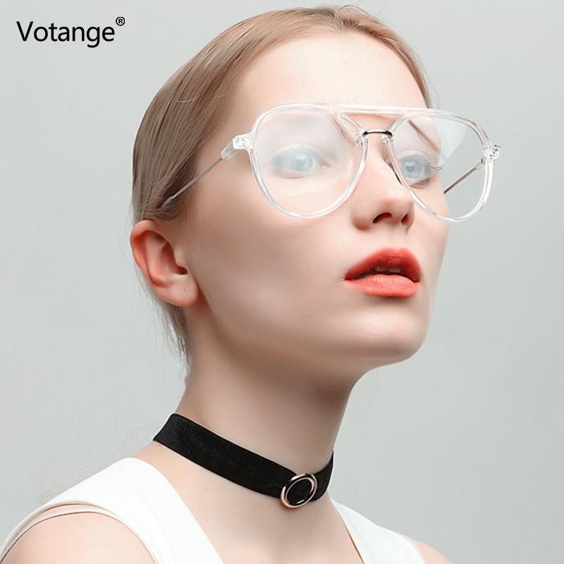 

Sunglasses Vintage Retro Transparent Plain Glasses Frame Female Oversized Eyeglasses Clear Lens Women Men Goggles Computer Eyewear E033