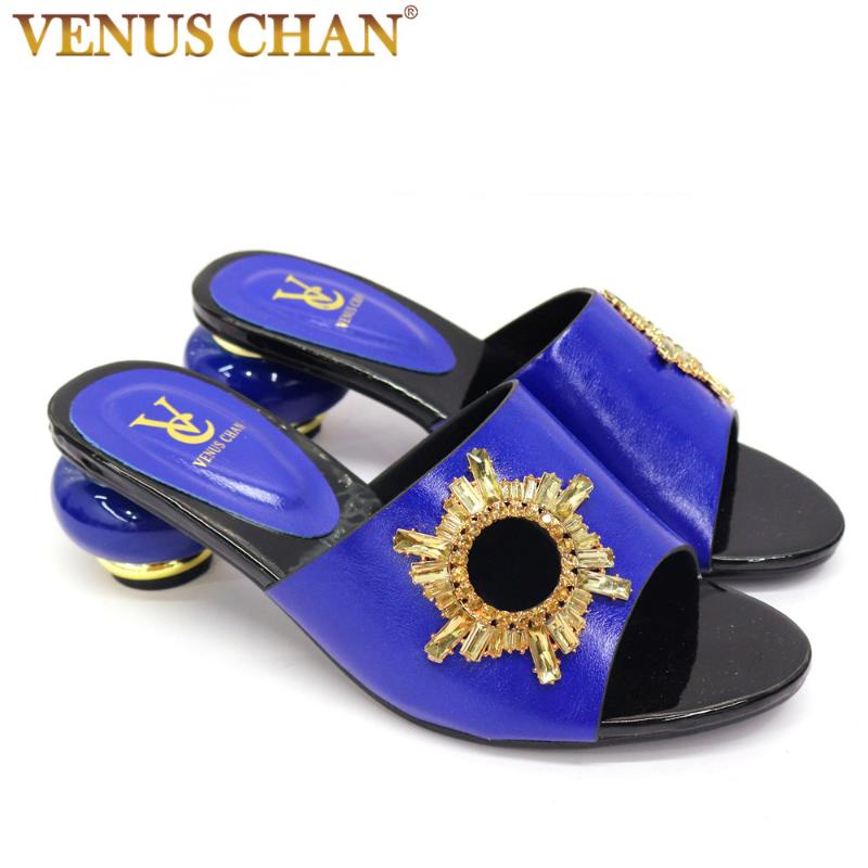 

Fashion High Quality African Wedding Shoes Luxury Women Plus Size Heel Designer 2021 Dress, Black