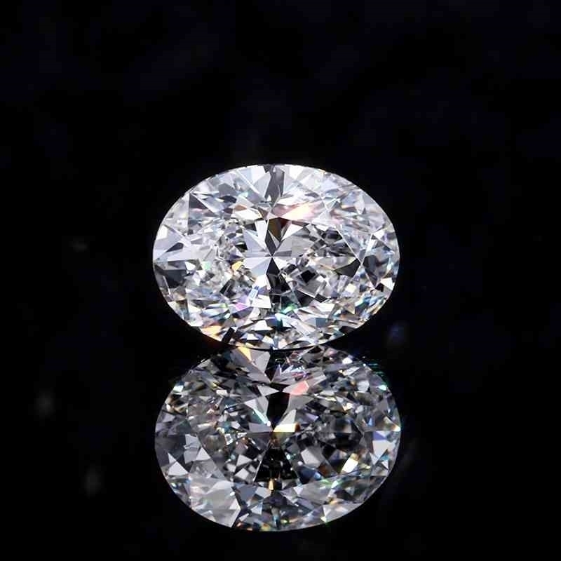 

0.08ct-0.29ct Oval Shape DEF White Color VS Clarity Loose CVD/HPHT Lab Grown Diamond for Jewelry Making