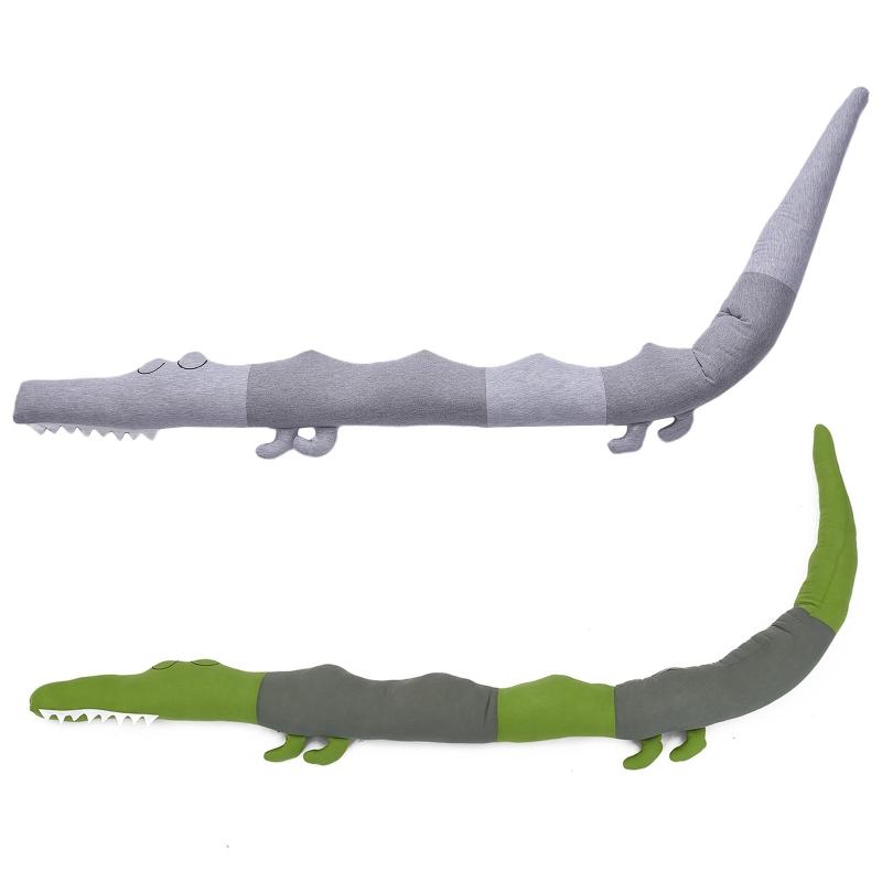 

Pillow Baby Crocodile Throw Children Bed Bumper Infant Crib Fence Children's Room Decorative Toys Cotton Cushions