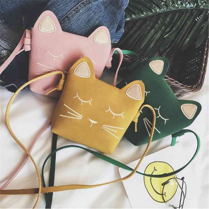 

Korean mobile phone bag cute cat change Wallet Coin Single Shoulder Messenger Bag Mini, Red