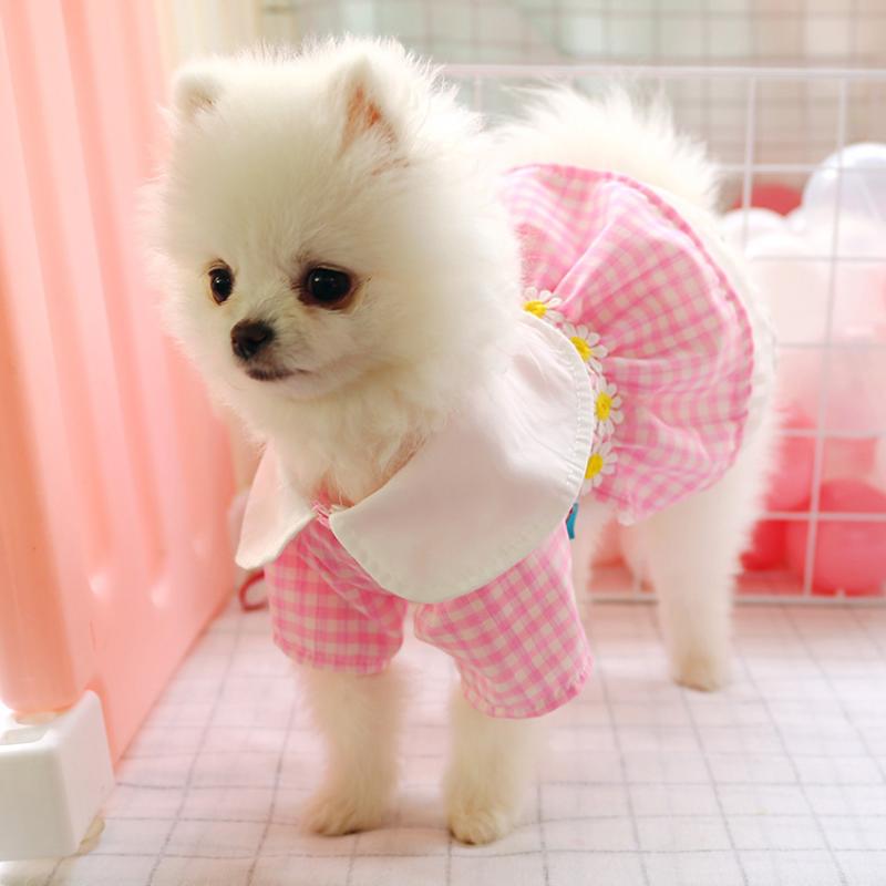 

Small Pet Dog Cat Summer Cute Fairy Skirt Princess Tutu Dress Puppy Clothes Apparel Classic Outfit, As pic