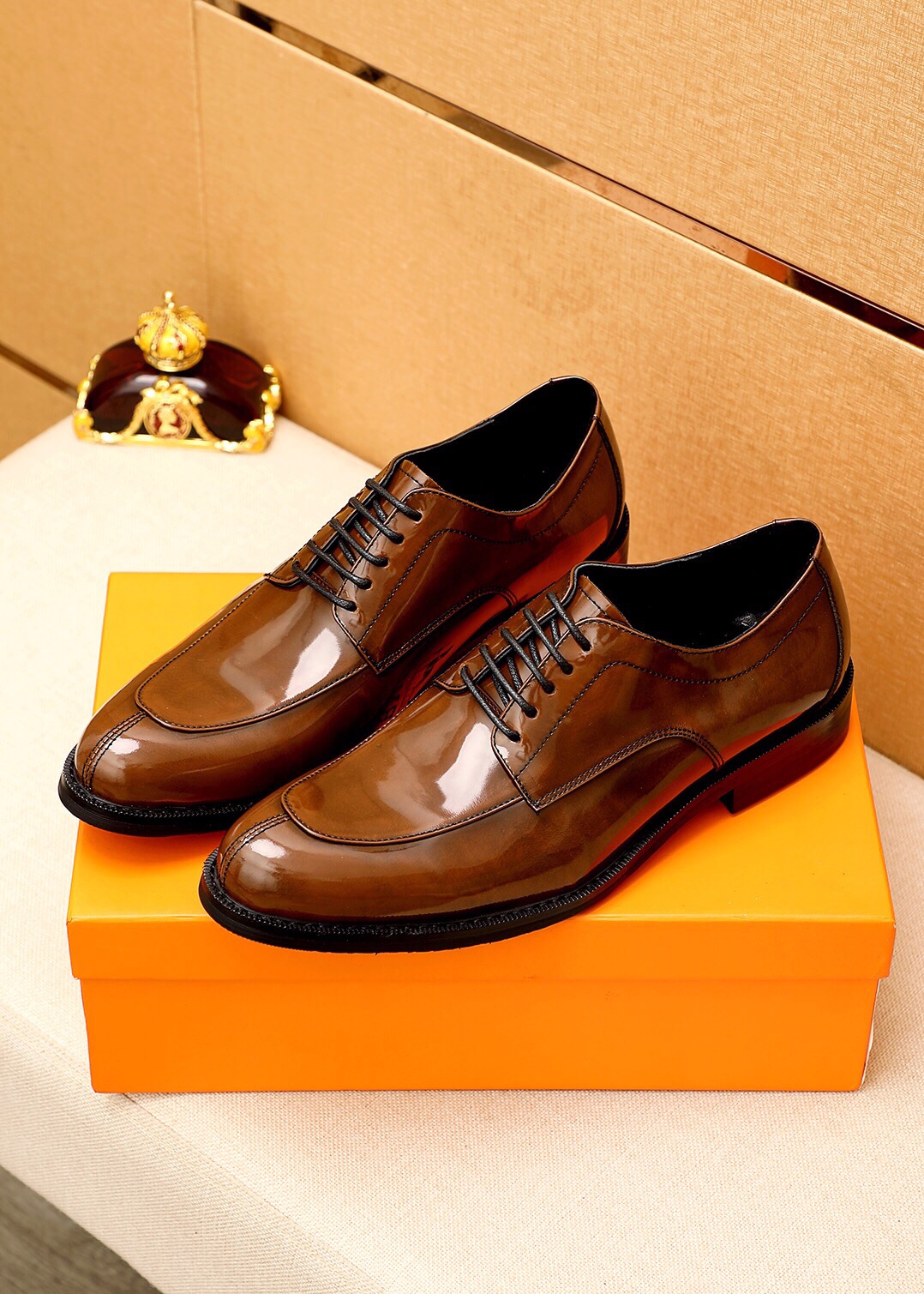 

New Classic Men Party Wedding Dress Shoes Fashion Brand Designer Business Oxfords Genuine Leather Formal Footwear Flats Size 38-45, Black