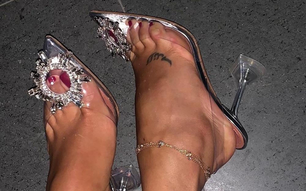 

Dress Crystal PVC Slingback Sandals Women Begum Glass High Heels Shoes Woman Transparent Silver Pumps Designer Wedding Sandalias Mujer, 7cm heels